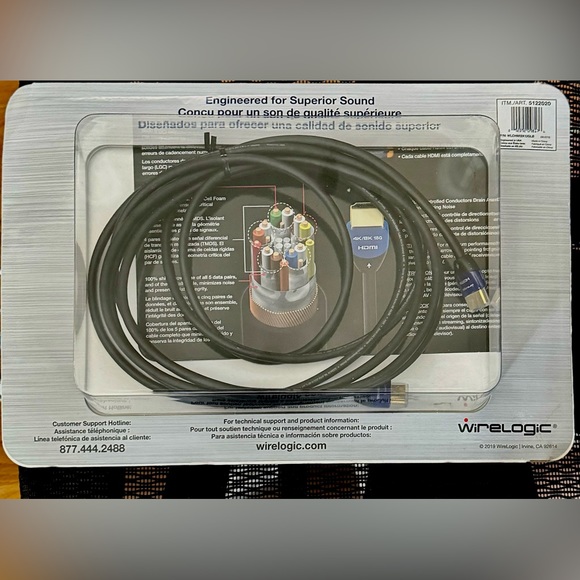 Wirelogic Ultra HDMI cable 4k/8k 3.6m 12ft - Picture 4 of 4